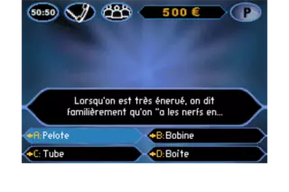 Image n° 1 - screenshots  : Qui Veut Gagner Des Millions